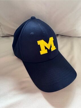 **RARE** University of Michigan x DTE Snapback • Navy/Yellow